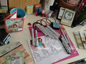 My current  coloring session!